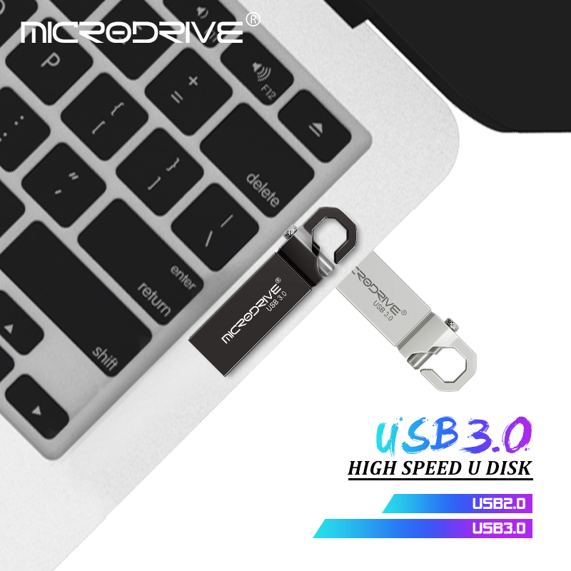 Black/Silver Usb 3.0 Pen Drive 32GB Usb Flash Drive Memory Stick Flash Disk 64GB 128GB Pendive Stick Storage Device. 