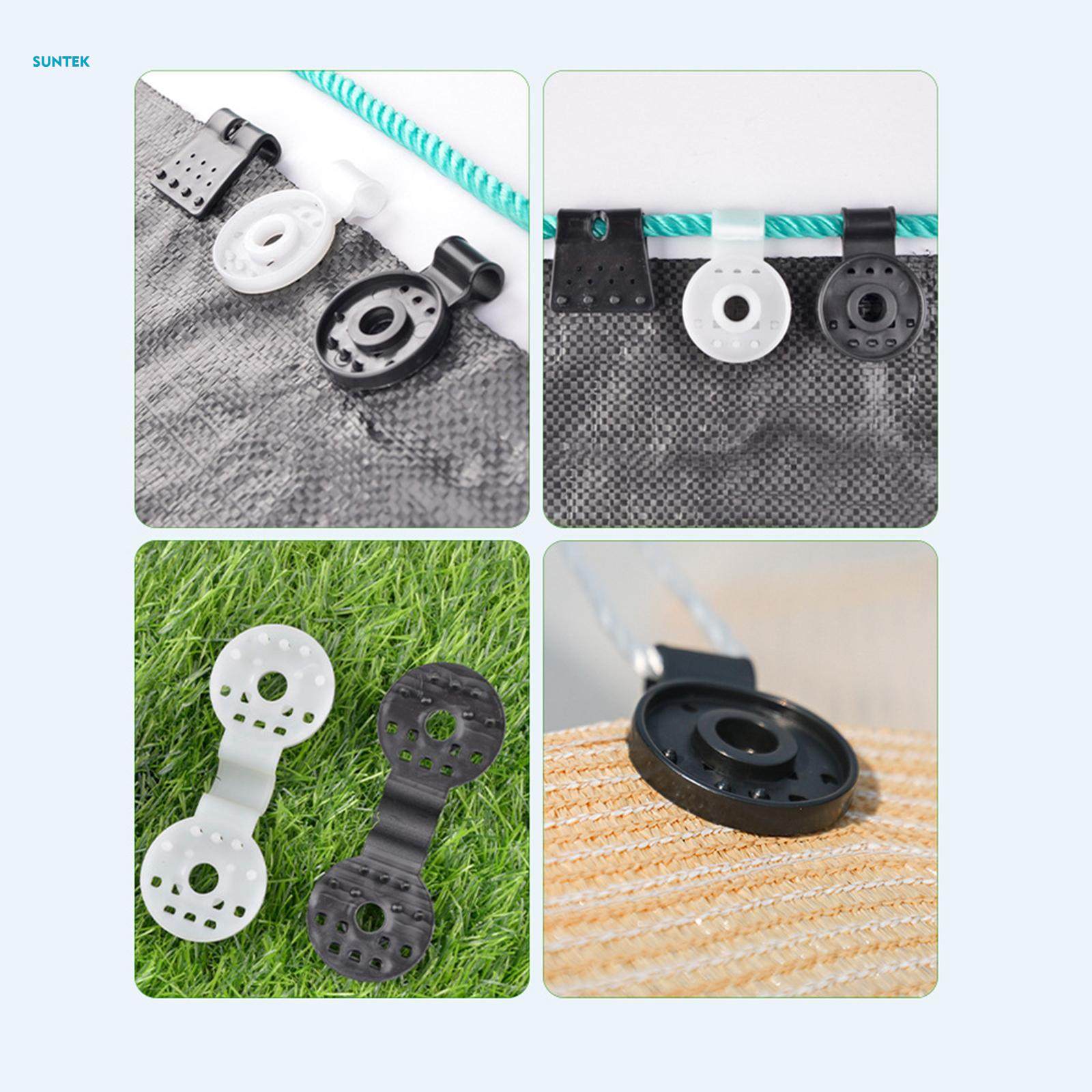 50Pcs Shade Net Clips Fixing Buckle, Outdoor Multipurpose Shading Net Fixed Clips, Shade Cloth Clips for Anti Bird Netting/Car Cover. 