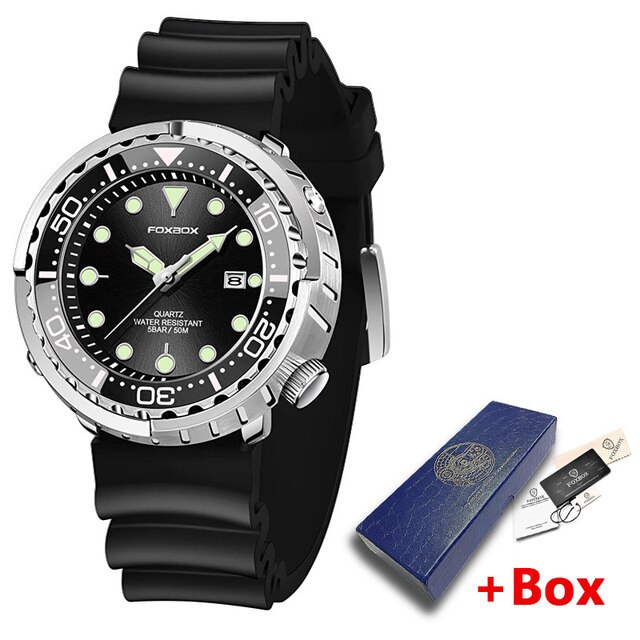 2024 Casual Men Watches for Men Top Brand Luxury Silicone Sport Watch Men Quartz Date Clock Waterproof Wristwatch Chronograph