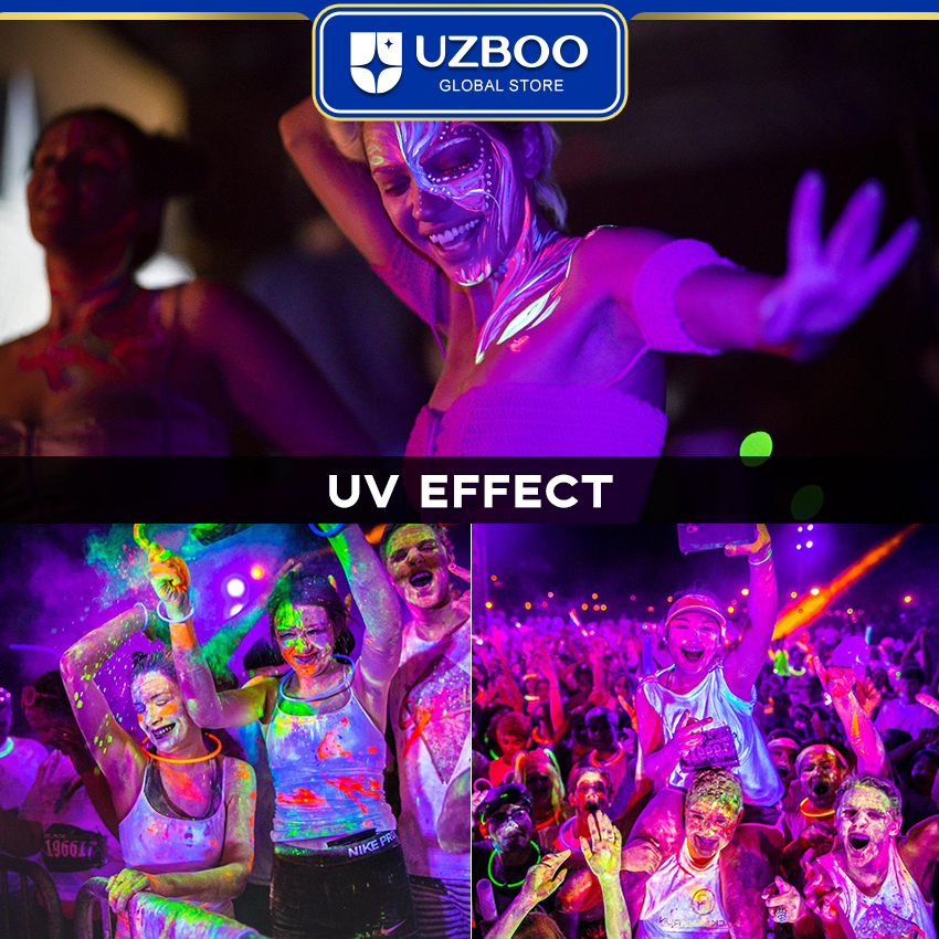 UZBOO 128/64 Pattern Laser Stage Lights DJ Disco Lamp Party Projector Lights Sound Activated Strobe Lights RGB Laser Projector For Birthday Wedding KTV Bar Concert USB Plug. 