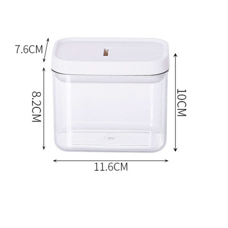 Lebensmittel, Kaffee, Gewürze, versiegeltes Glas, feuchtigkeitsbeständig, für Getreide und verschiedene Getreidesorten, transparente Lebensmittel, Plastiksnacks_voghion.com