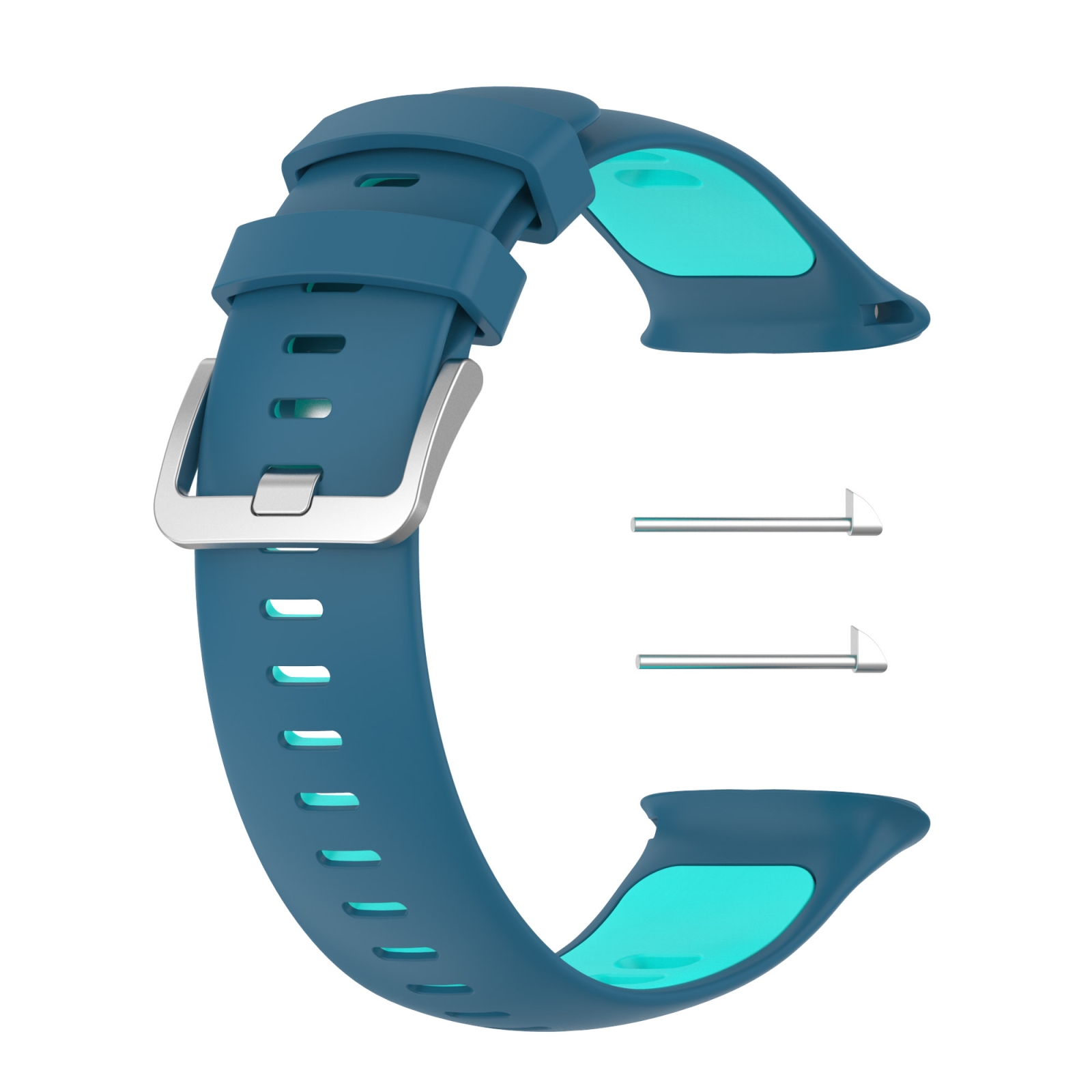 （COD)Two-color Silicone Watch Band for POLAR Vantage V2 with Raw Ears. 