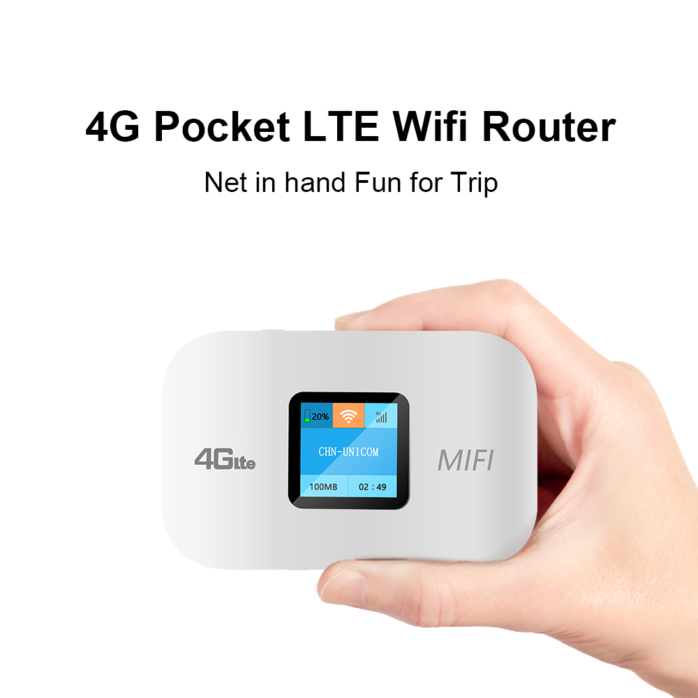 Benton 4G Lte Portable Wifi Router Type C Network Nano Card Unlimited Wireless WPS Dongle Mifi Routers Unlocked Hotspot 150Mbps. 