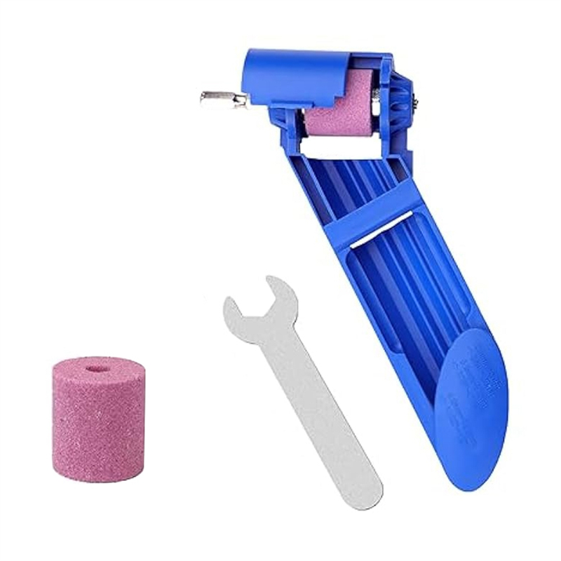 Portable Drill Bit Sharpener with Grinding Wheel Sharpening Drill Bit Tool for Metal Iron Drill Polishing Drill Grinder Durable. 