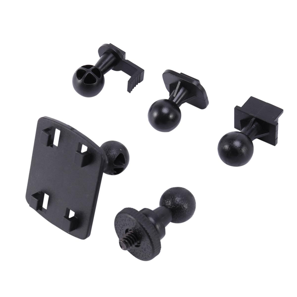 for Dash Cam Holder with 5 Types Adapter 360 Degree Angle View