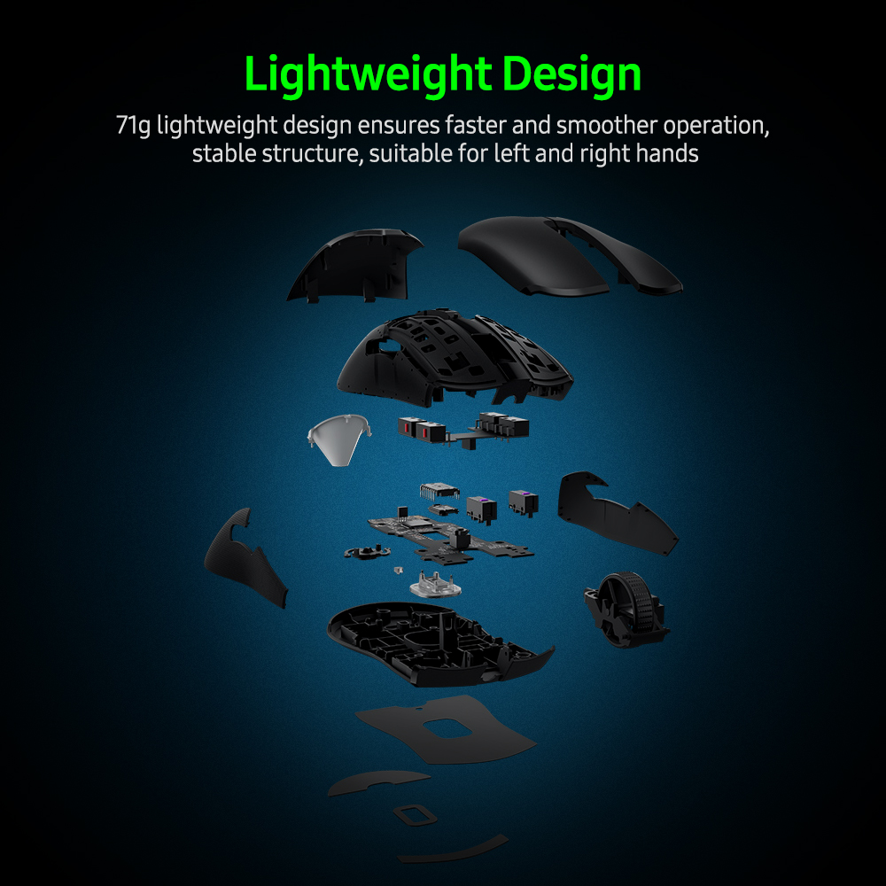 Razer Viper 8KHz Wired Gaming Mouse Lightweight Ergonomic Mouse with 8000Hz Polling Rate 20000DPI FOCUS+ Optical Sensor. 