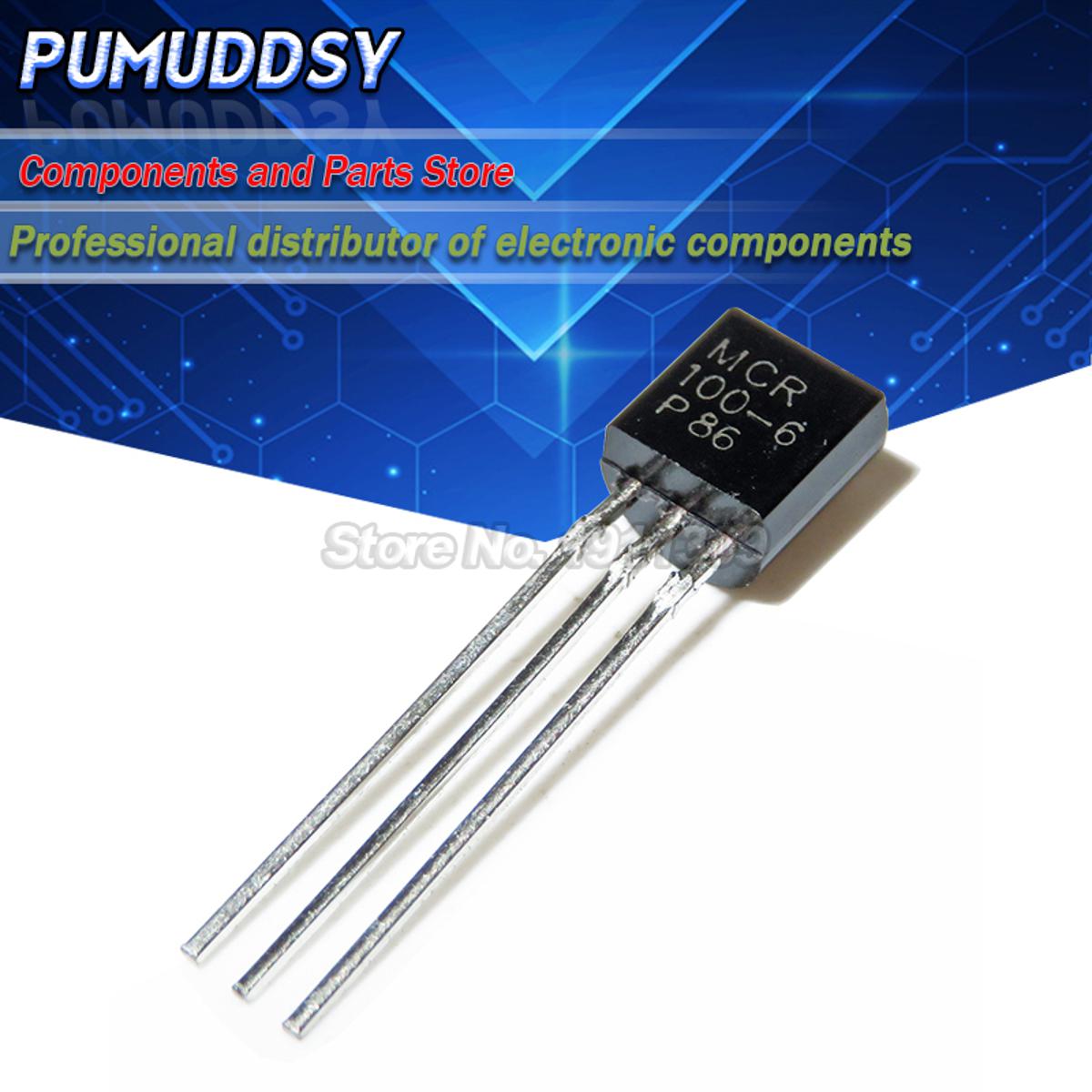 100PCS MCR100-6 100-6 TO-92 TO92 IC