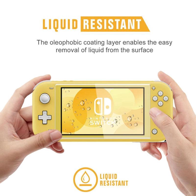 9H+ Nintendo Switch Lite Screen Protector Bubble Free Tempered Glass Screen Protector. 