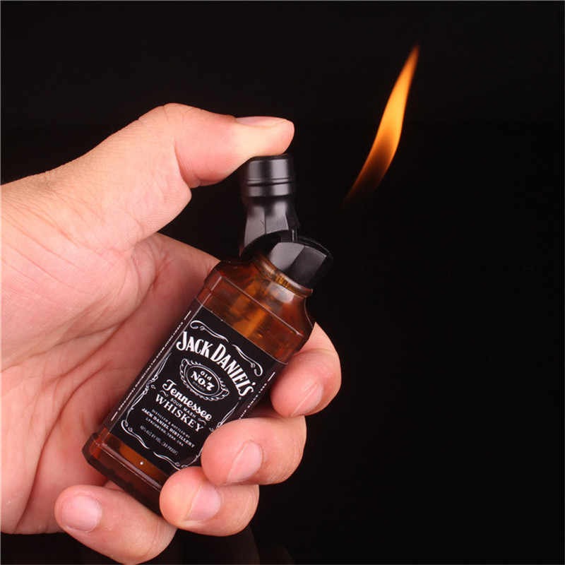 JACK DANIELS BOTTLE Bottle Lighter Refillable New Unique Smoking. 