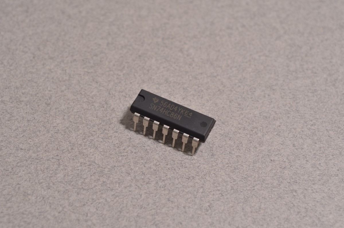 2Pcs- 7486 SN74HC86N 74HC86 74LS86 Gate IC Dual In Package DIP 14 Pin Leads IC Breadboard Friendly IC . 