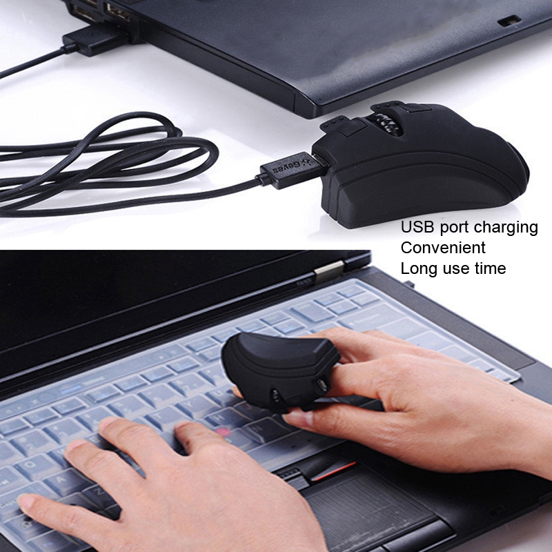 GM306 2.4GHz Wireless Finger Lazy Mouse with USB Receiver. 