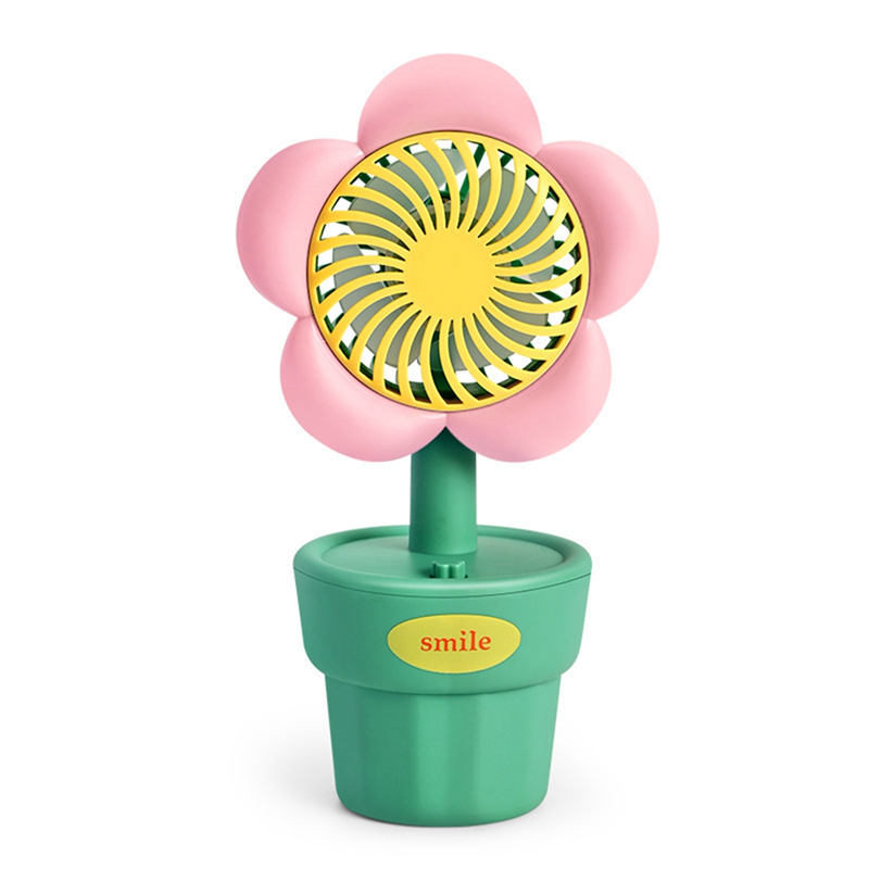 Portable USB Fan Handheld Mini Fan Portable Handheld Fan Cute Style for Birthday Gifts Pink