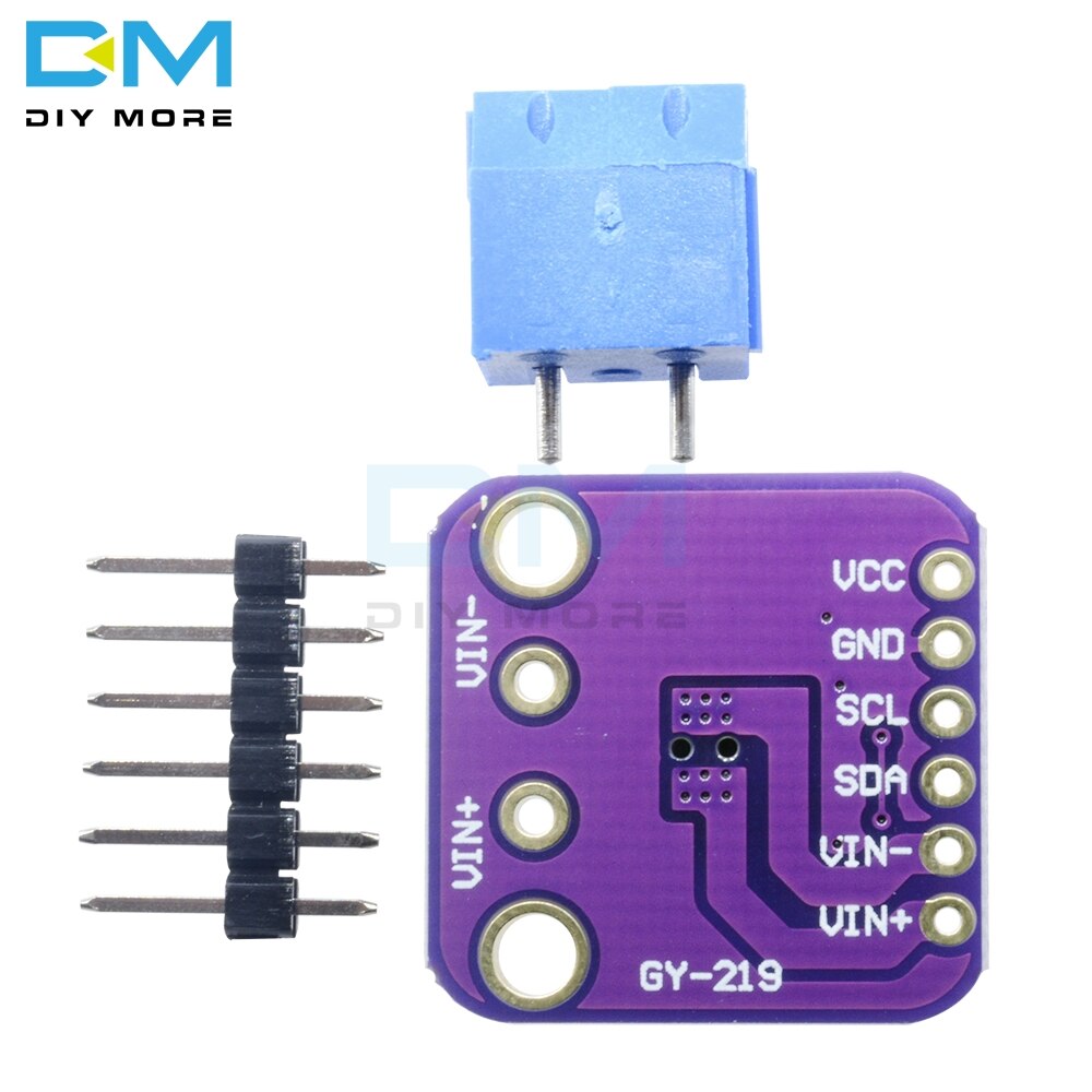 【happy one】INA219B GY-219 Bi-Direction Power Supply Breakout Sensor Module Board Arduino DIY KIT 1% Precision I2C 7-Bit 26V. 