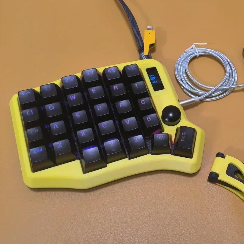 Split Keyboard Kits Case RGB Acrylic Ergonomics Ergo Custom DIY Corne Keyboard Kit Case PC Gaming Accessories. 