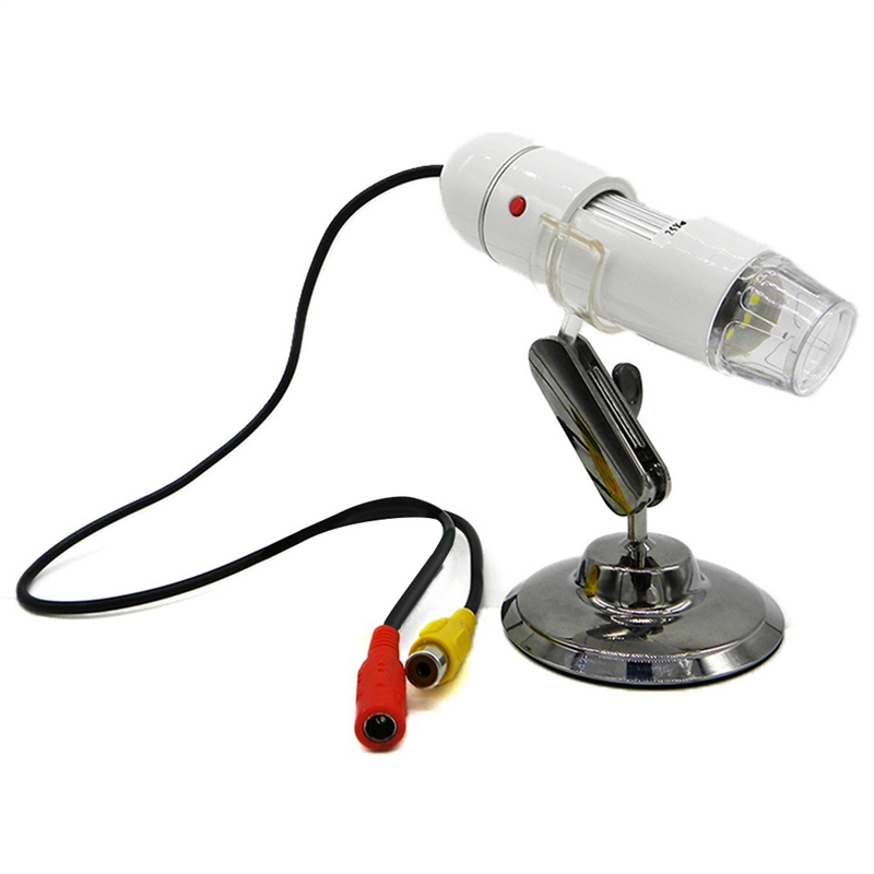 400X-1000X USB Microscope Professional Coms Sensor TV/AV Interface Digital Microscope for Electronics US Plug. 