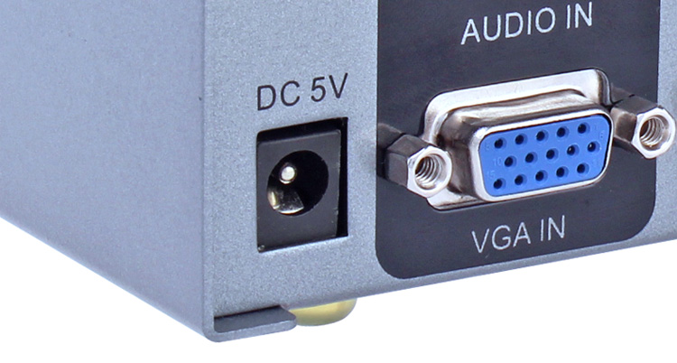 DTECH Powered 2 Port VGA Splitter Box SVGA Video Distribution 1 PC to 2 Monitor. 