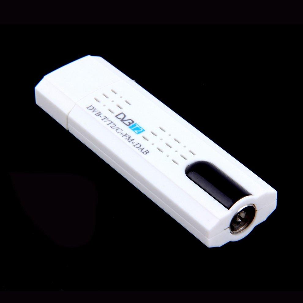 EF New USB 2.0 DVB-T2/T DVB-C TV Tuner Stick USB Dongle PC/Laptop for Windows 7/8. 