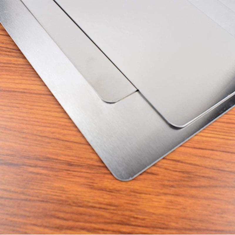 File Folder Metal Clipboard A4 Stainless Steel Clip Board Organizer Binder Board Menu Splint for Office School Teach. 