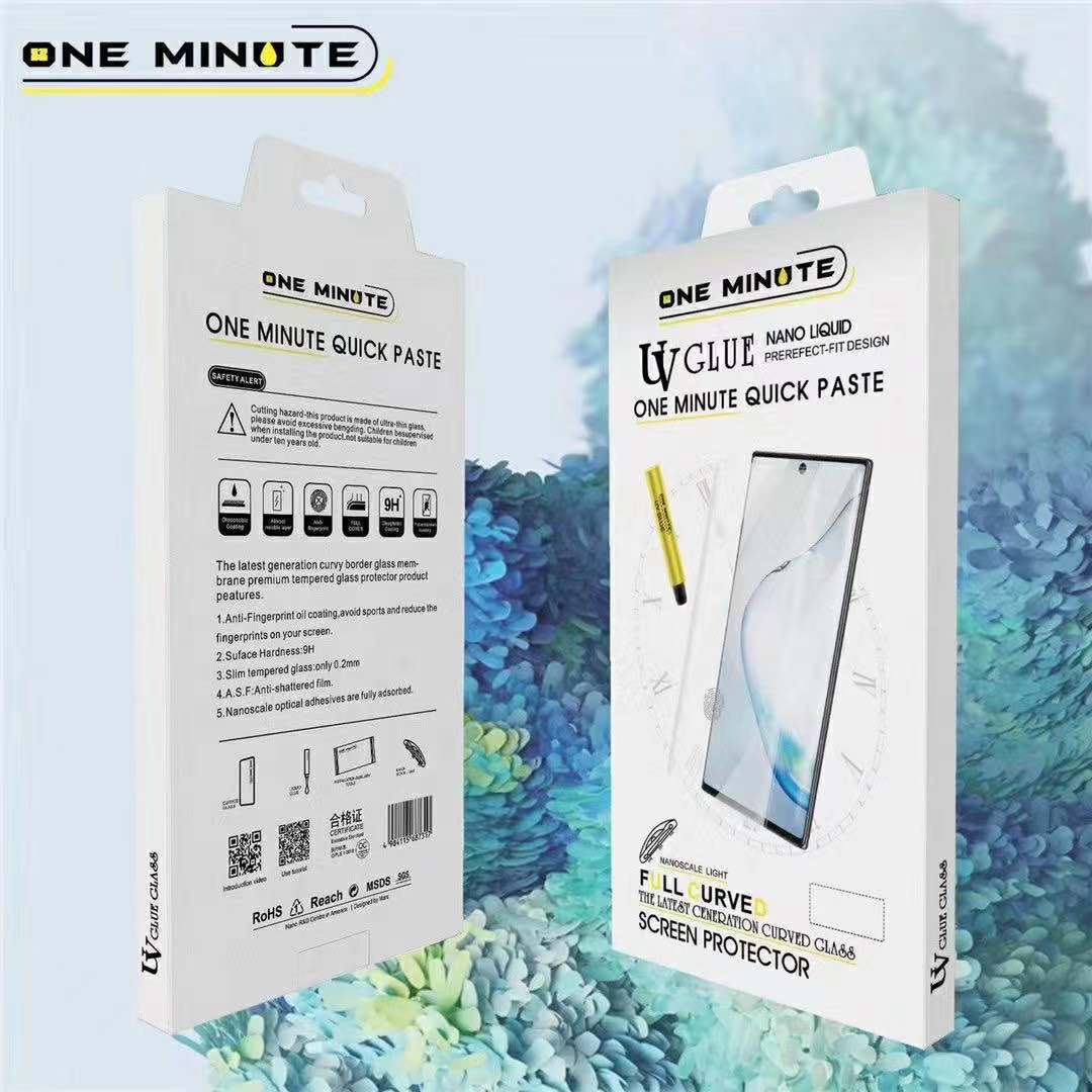 For Honor Magic3 Pro (A+ GRADE) Premium UV Tempered Glass Screen Protector Curved with Liquid Glue and UV Light -Transparent Clear