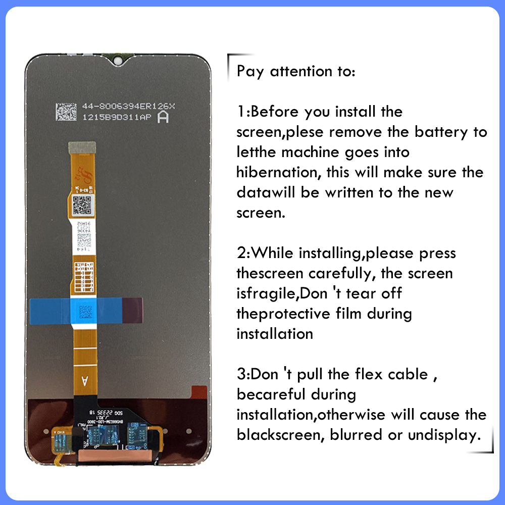 6.56 High Quality LCD For VIVO Y17S Display Touch Screen For VIVO Y17S V2310 LCD Digitizer Assembly Replacement Phone Repair. 