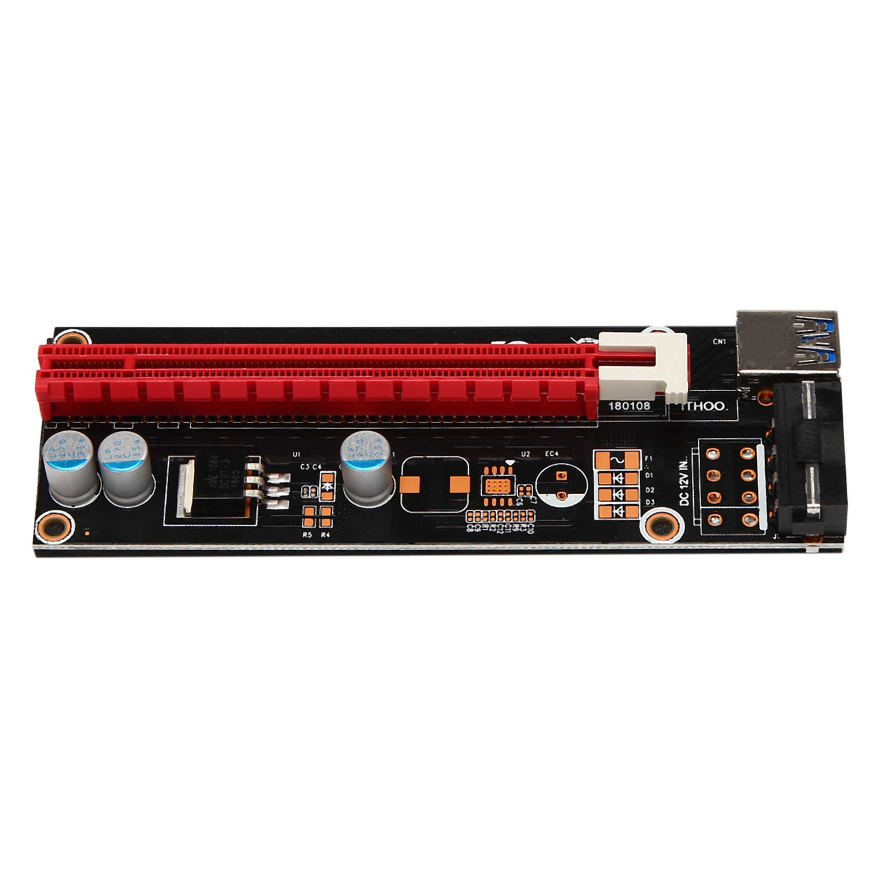 2X Mini PCIe to PCI Express 16X Riser for Laptop Image Card BTC Antminer Miner MPCIe to PCI-E Slot Mining Card. 
