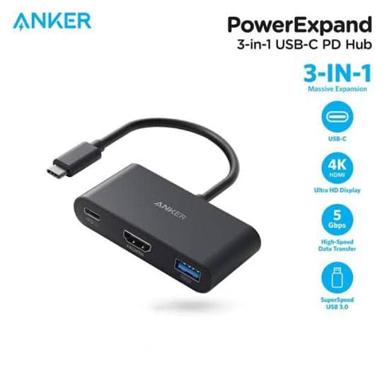 Anker PowerExpand 3-in-1 USB-C Hub – A8339