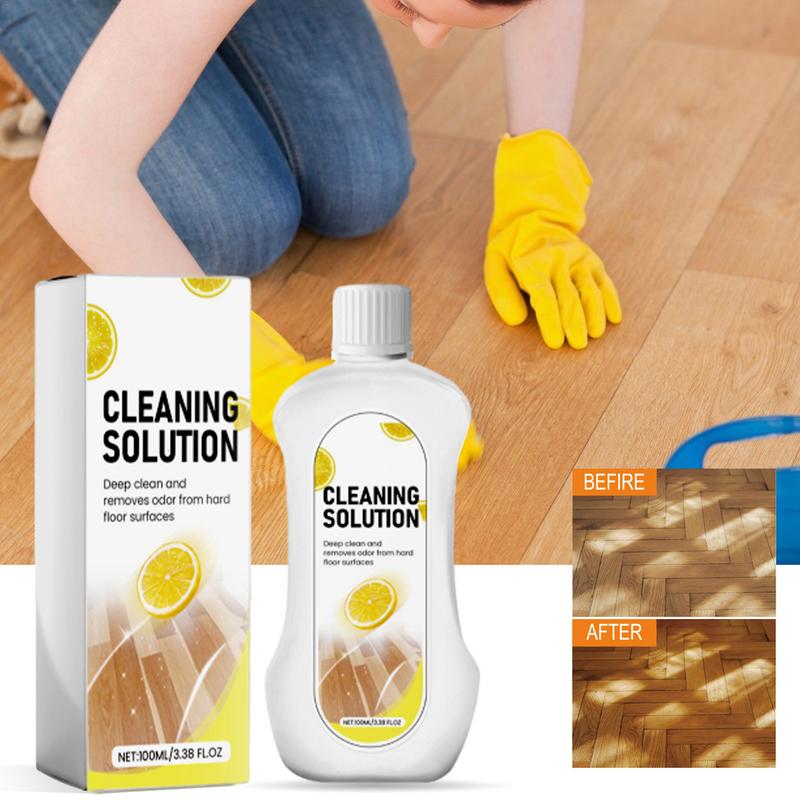 100ml Floor Cleaner Liquid Multi-Surface Floor Cleaning Solution Powerful Tile Cleaner Deep Cleansing Mopping Solution