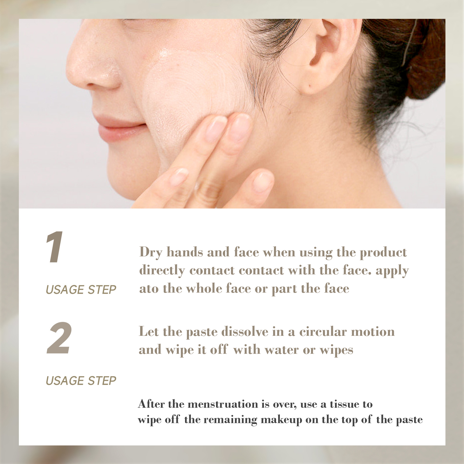 Derol Portable Makeup Cleansing Blam DR068. 