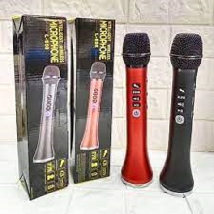 L-698 Karaoke Microphone with Bluetooth Speaker. 