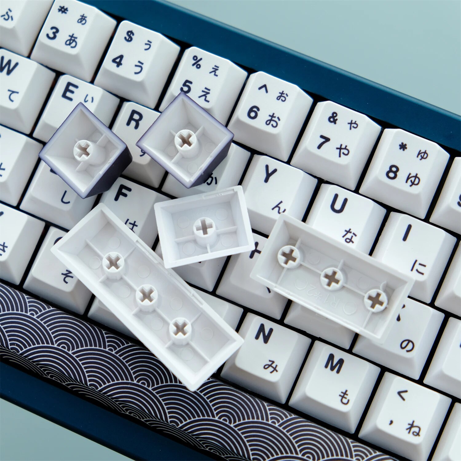 GMK Leimen 129 Keys PBT Keycap DYE-SUB Personalized Japanese Keycap For Mechanical Keyboard MX Switch Fits 61/64/68/87/96 Layout. 