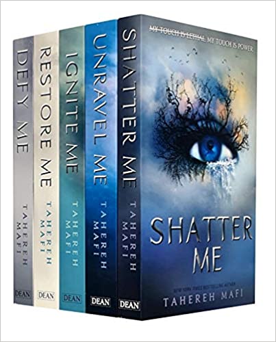Shatter Me Series 6-Book  Set: Shatter Me, Unravel Me, Ignite Me, Restore Me, Defy Me, Imagine Me Paperback. 