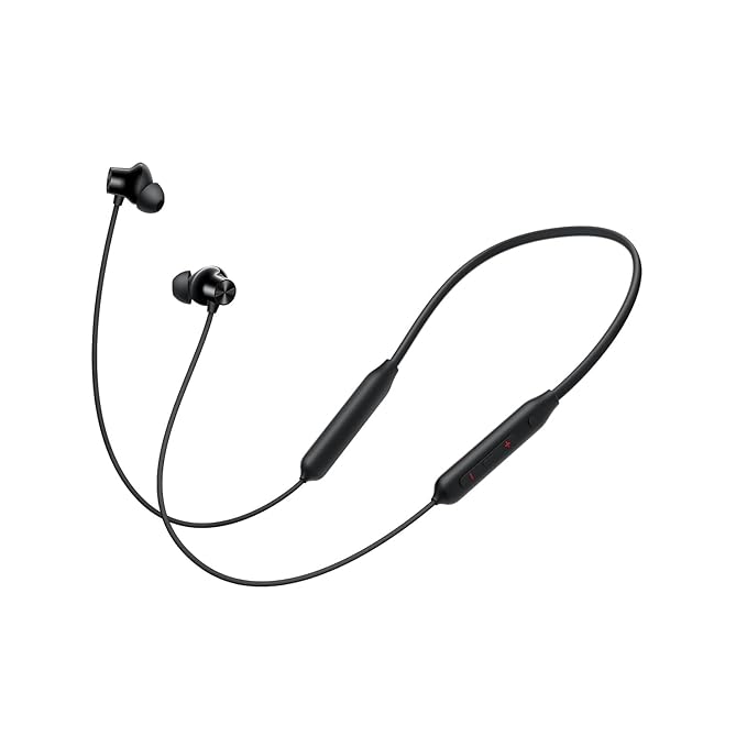 OnePlus Bullets Wireless Z2 ANC Wireless Earphones 3 Mic 45dB Hybrid Noice Cancellation  Lightweight Long Battery Life Fast Charging Neckband Style Earphone. 