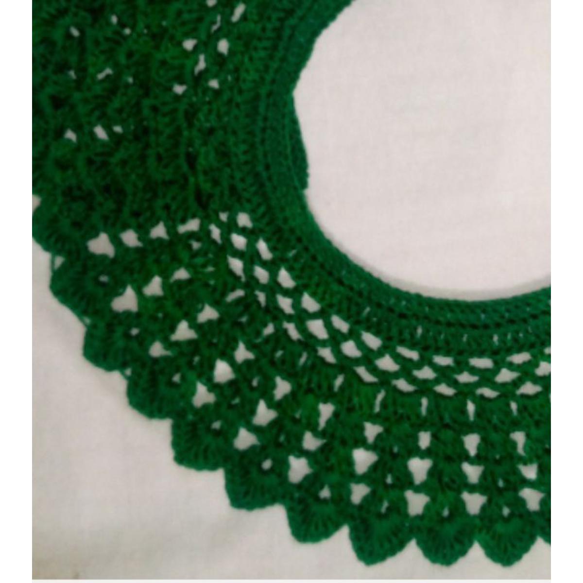 Kushikata design green neck 1 piece. For 1 to 40 years girl. (Include gift- 4 items seed.)