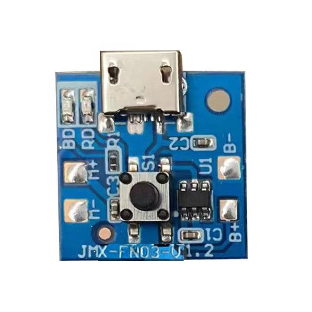 Mini Rechargeable Fan Circuit 3 Step Fan Speed Control & LED Light Control Replacement Parts. 