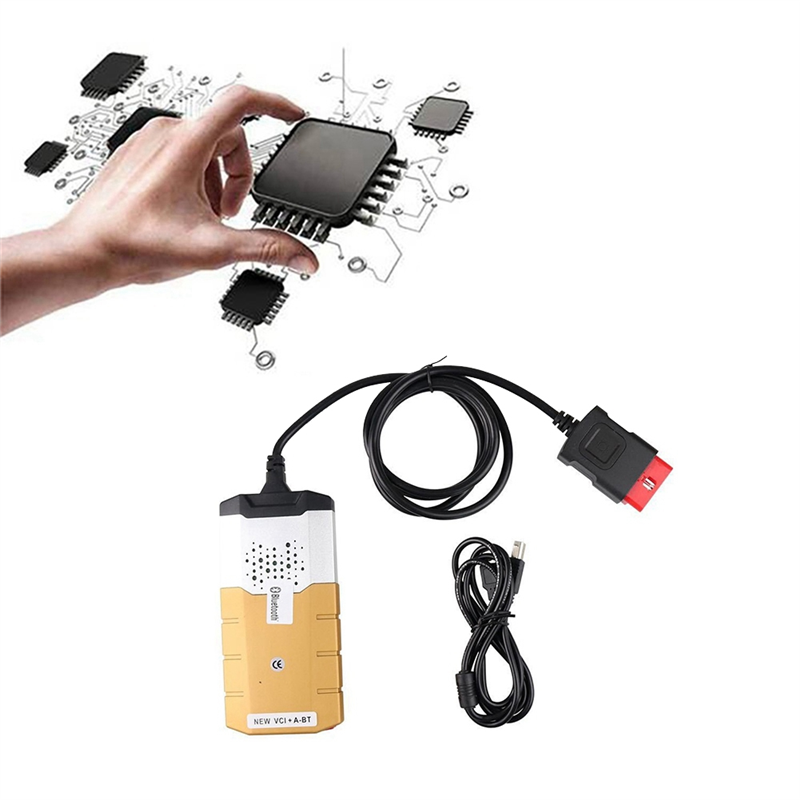 For DS150E 9241A V3.0 V2021.11 OBD2 Codes Reader Dual-Board Bluetooth Failure Detection Device. 