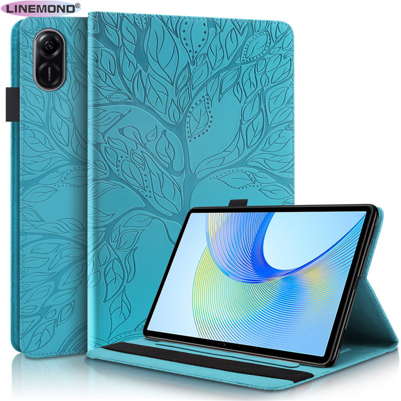 Tablet Case for Honor Pad X9 Tablet 11 5 inch Emboss Tree Leather Flip Cover for Funda Honor Pad X9 X 9 Case For Honor Pad X8 Pro 11.5 inch 2023(can not use honor pad8 12 inch ). 