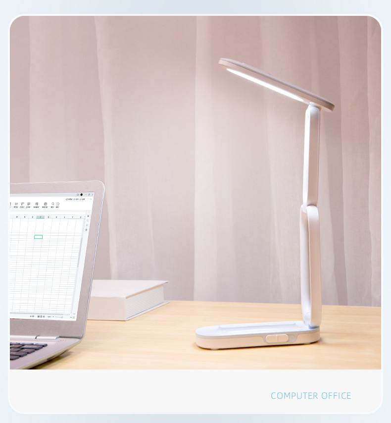 YAGE YG-T125 Rechargeable LED Desk Lamp with Adjustable Brightness and Eye-Caring Technology - table lamp. 