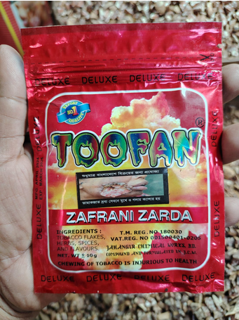 Toofan Zafrani Zarda Chewing-10g