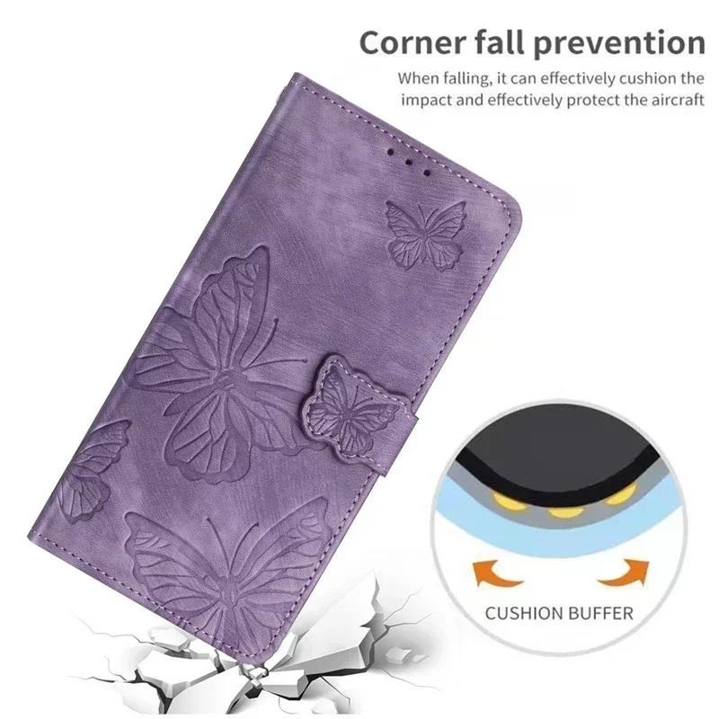 For Blackview A85 Case 3D Butterfly Leather Wallet Case on For Blackview A 85 Coque BlackviewA85 A53 Pro Flip Stand Phone Cover. 