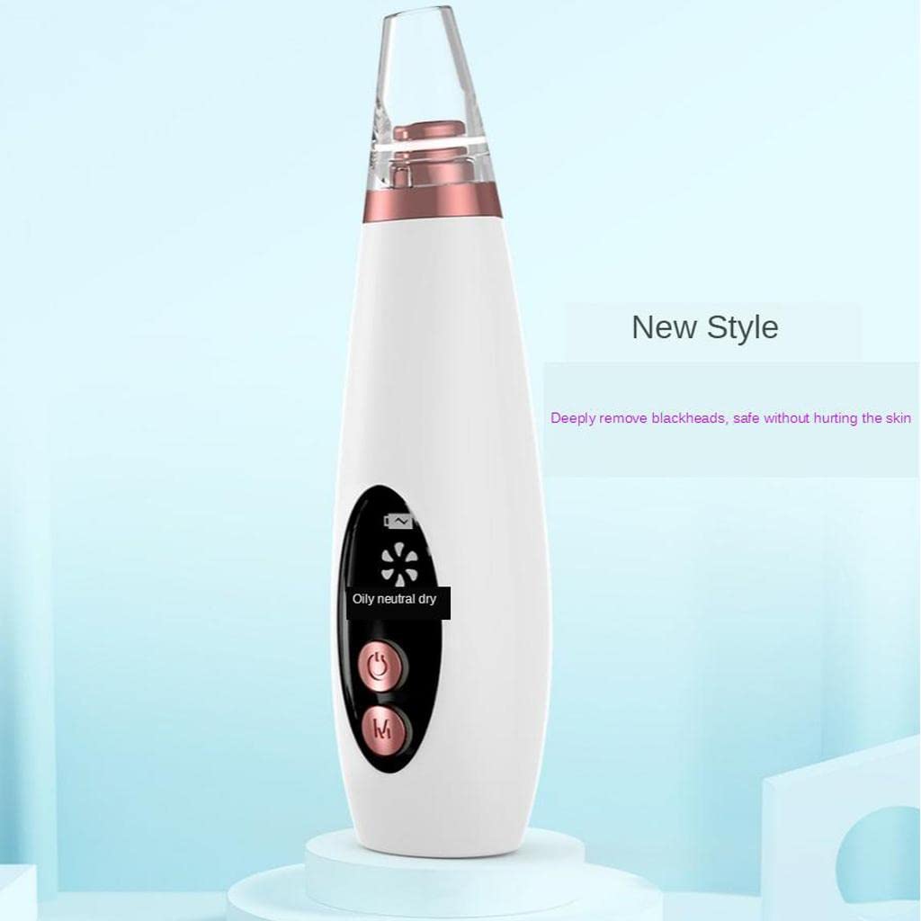 Telebrans As seen on TV 6 in 1 Multi-function Blackhead Remover Tools,Electric Derma suction Machine,USB Rechargeable Acne Pimple Pore Cleaner Vacuum tool - Facial Cleanser Device for Nose & Skin Care. 