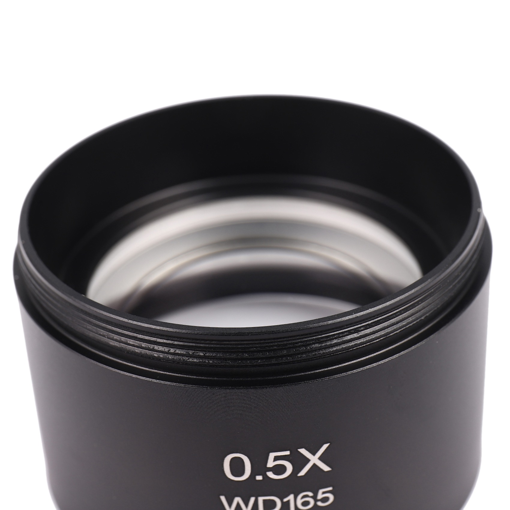 Wd165 0.5X Stereo Microscope Auxiliary Objective Lens Barlow Lens with 1-7/8 Inch(M48Mm)Mounting Thread. 