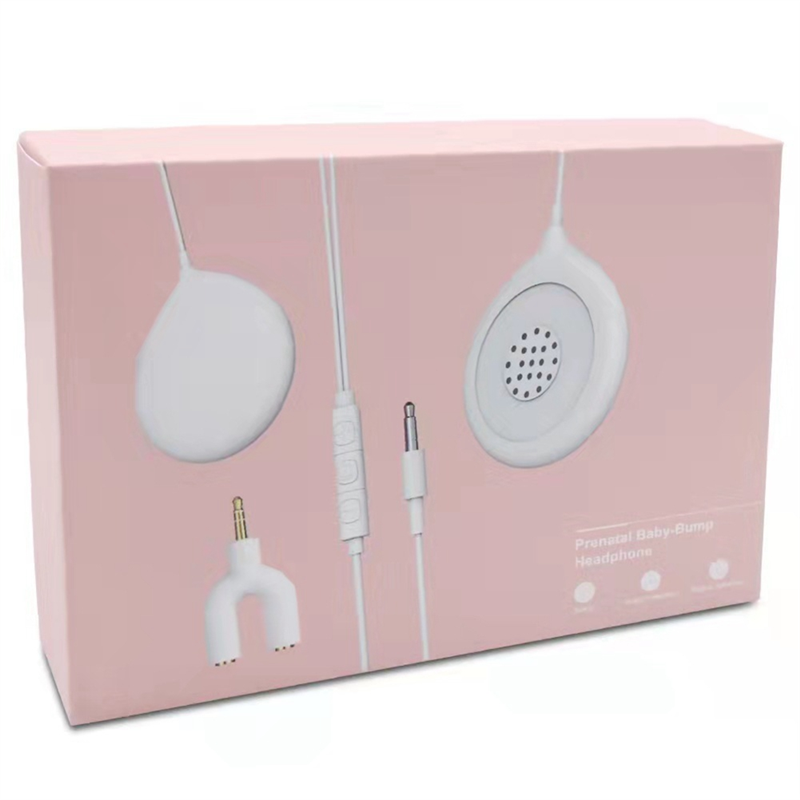 Belly Buds Baby Bump Headphones, Early Education Machine White Plastic for Women During Pregnancy. 