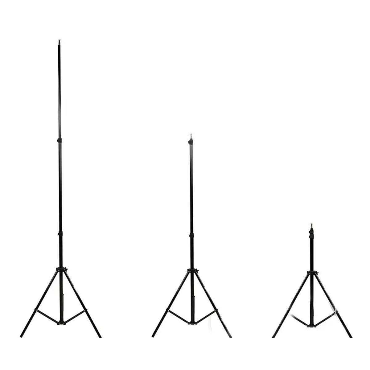 6 Feet Adjustable Light Stand Tripod Stand for Mobile Aluminum Alloy Material with MOBILE HOLDER FREE. 