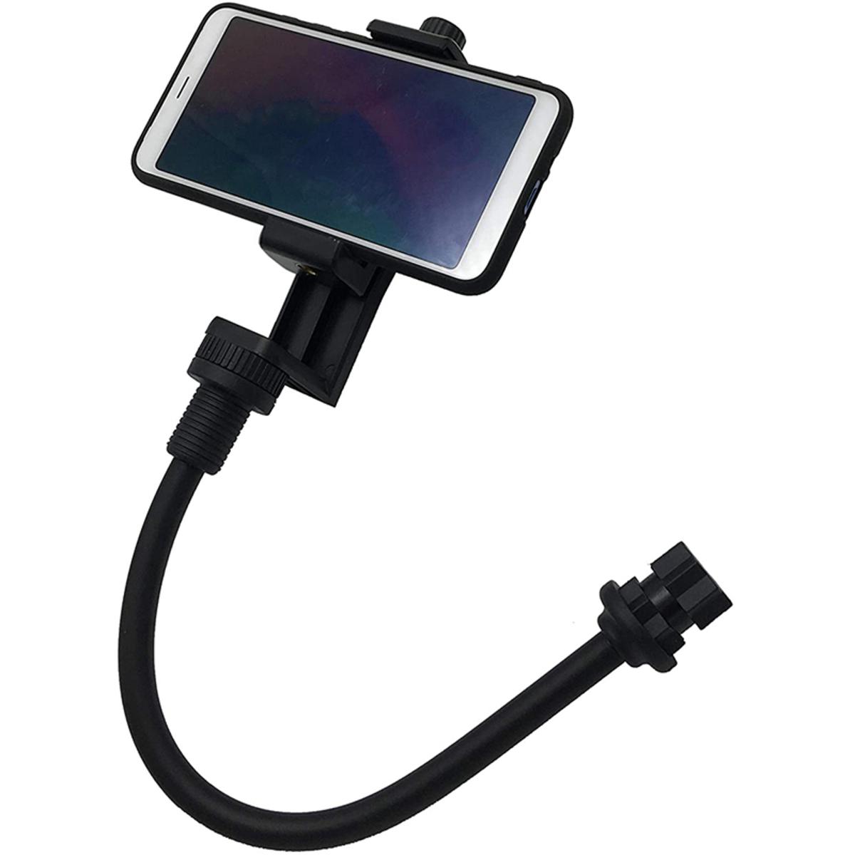 2X Phone Mount Kayak Cell Phone Holders Kayak Accessory with Flexible Long Arm for Phone On Kayak