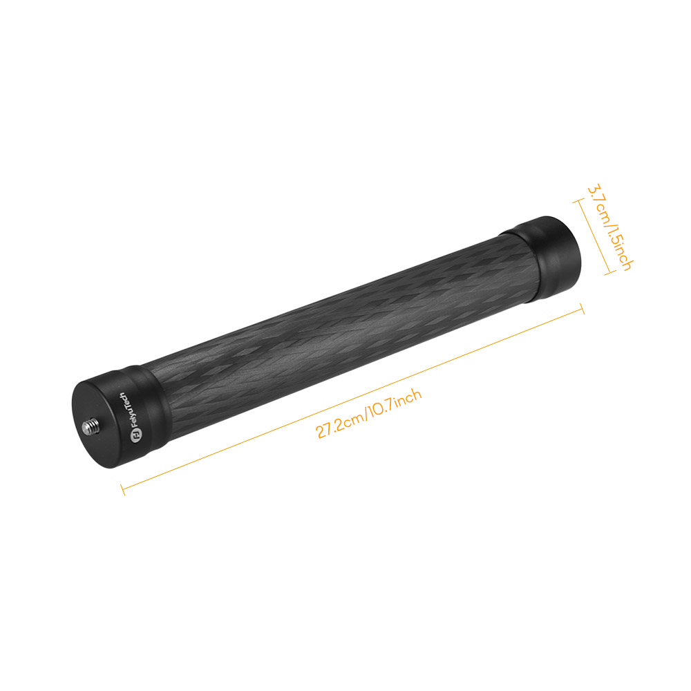 FeiyuTech C275 Carbon Fiber Extension Rod Bar Stick Reach Pole 1/4 Inch Screw for FeiyuTech AK Series/G5/SPG2/WG2/G6/G6 Plus/WG2X for Zhiyun Smooth Crane Series. 