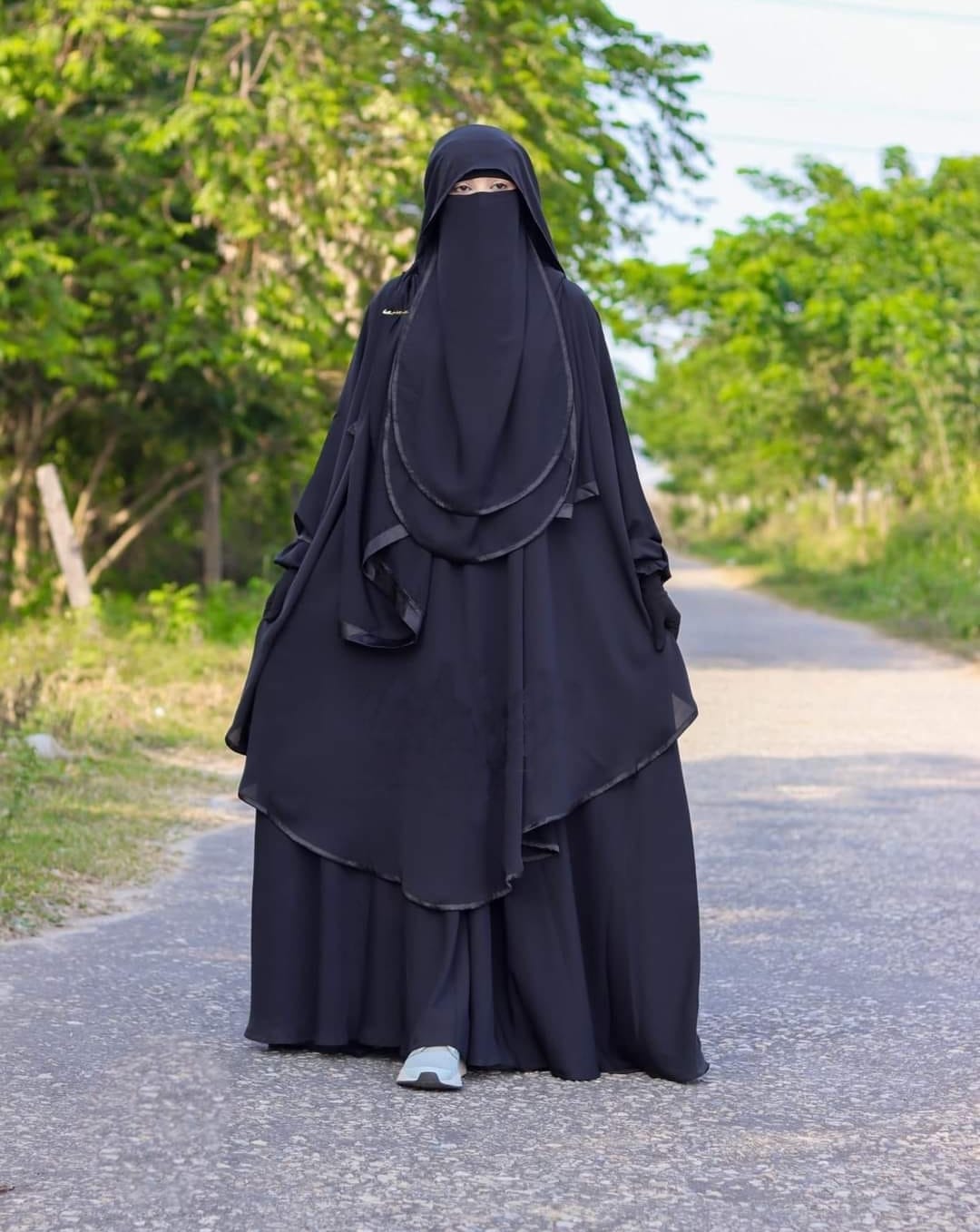 New jakiya set borka with Matching Hijab &niqb full et