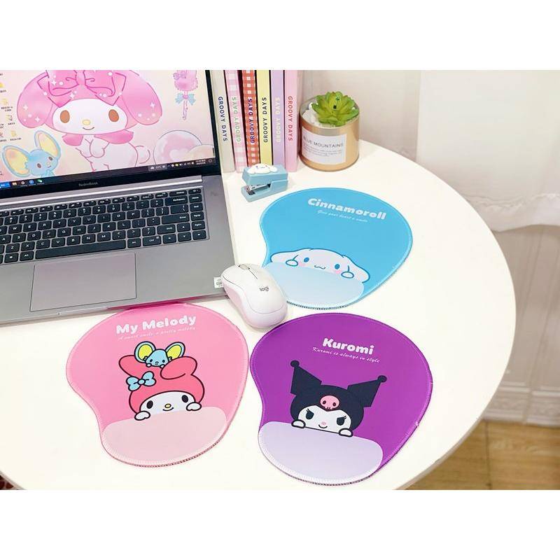Sanrio Mouse Pad Soft Mat For Game Computer Cap Desk Mat Pads Non-Slip Rubbe PC Waterproof Office Mouse Pad mymelody Kuromi Cinnamoroll. 