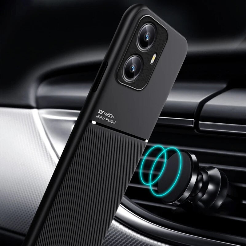 For Realmi C55 5G Case Leather Texture Magnetic Holder Phone Case For RealmeC55 Realme C55 C 55 55C 5G RMX3710 6.72 Bck Cover. 