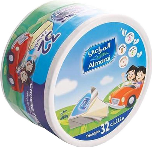 Almarai Triangle Cheese 32 Slice 480g