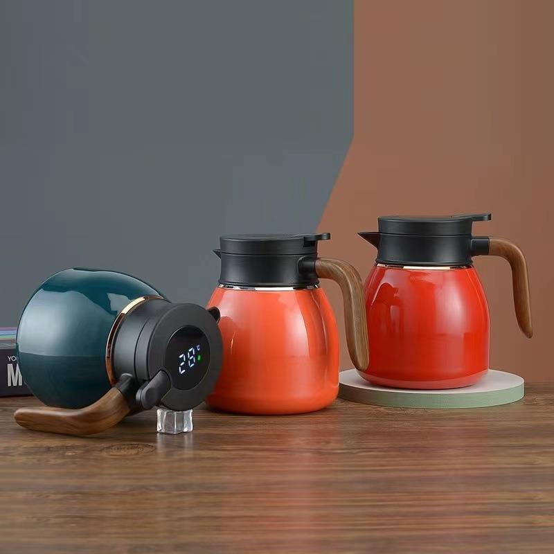 500ml/600ml Thermos Stainless steel tumbler insulated water bottle cute coffee thermos cup LED Touch Display Temperature Vacuum Flasks Drinkware smart